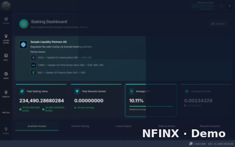 Staking dashboard