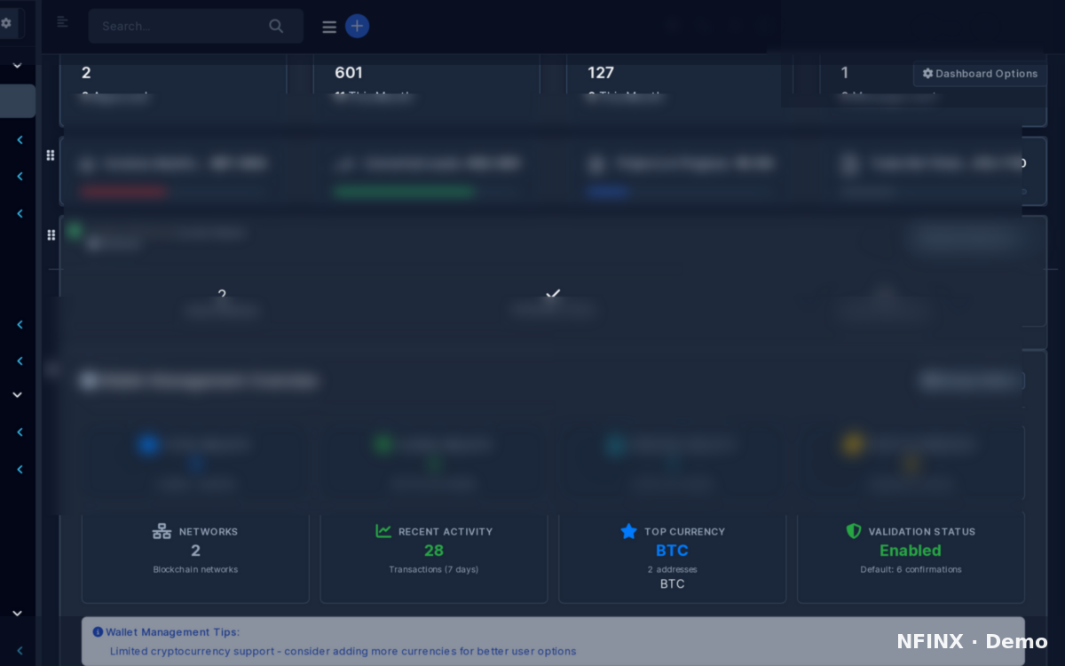 Desk widget layout
